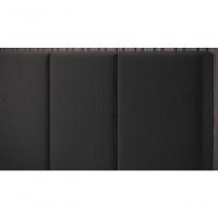 Cabeceira King Clara 1.95 Almofadada Sued Preto