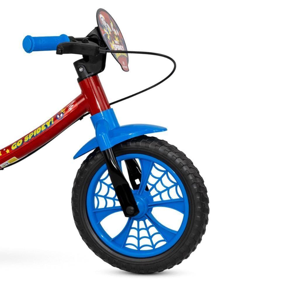 Bicicleta Equilíbrio Balance Sem Pedal Aro 12 Spider Man Nathor - 3