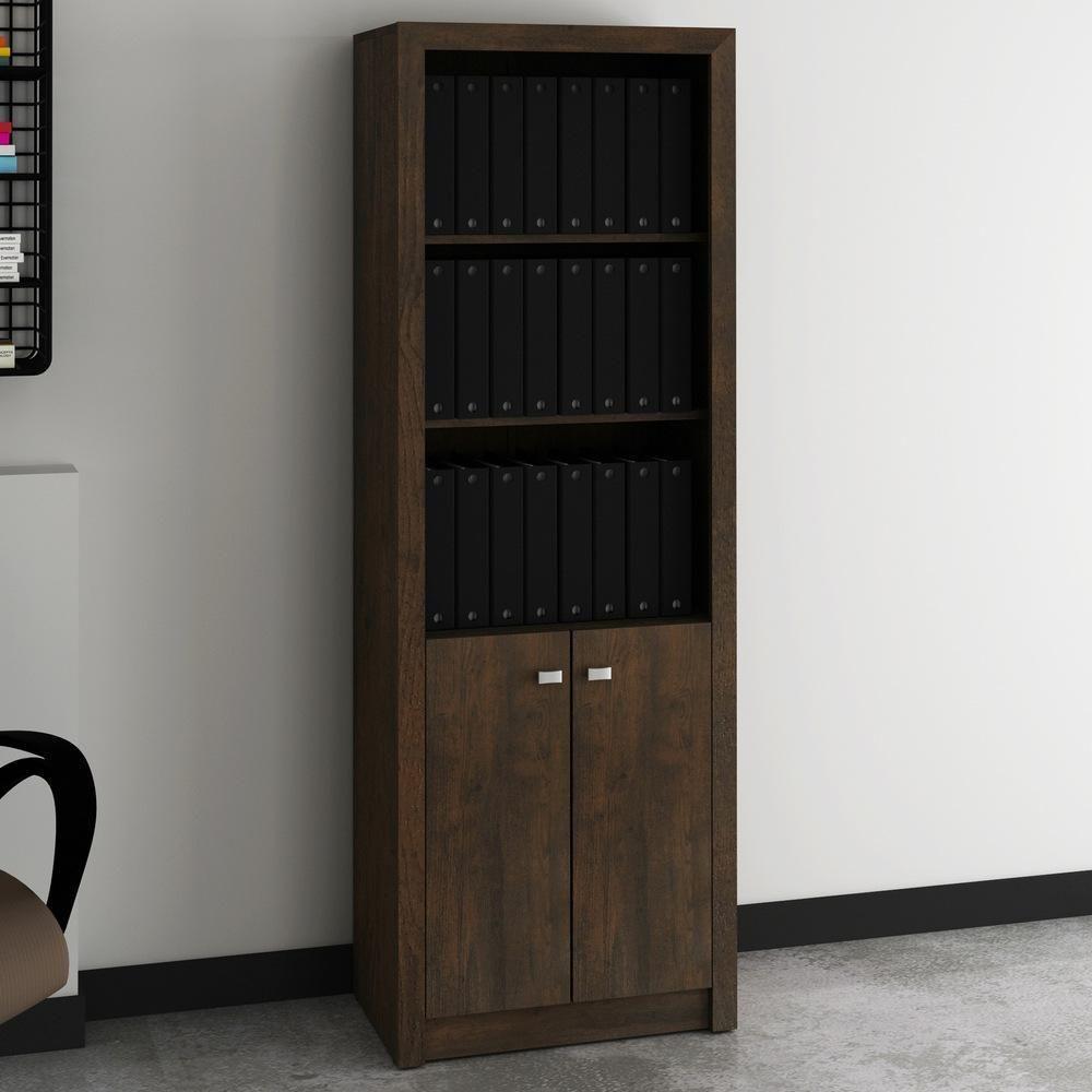 Armário Escritório Com 2 Portas Multimóveis Cr25020 Rustico - 1