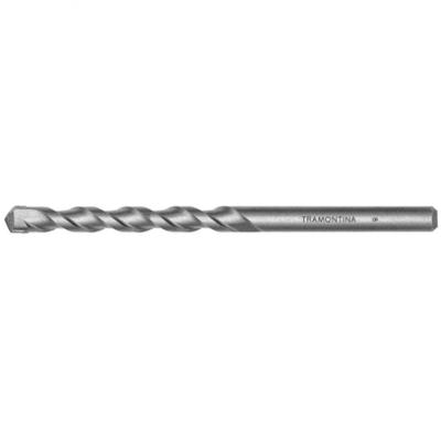 Broca Para Concreto 6x100 Mm 15/64 Tramontina Master Em Aço Com Acabamento Jateado Din 8039
