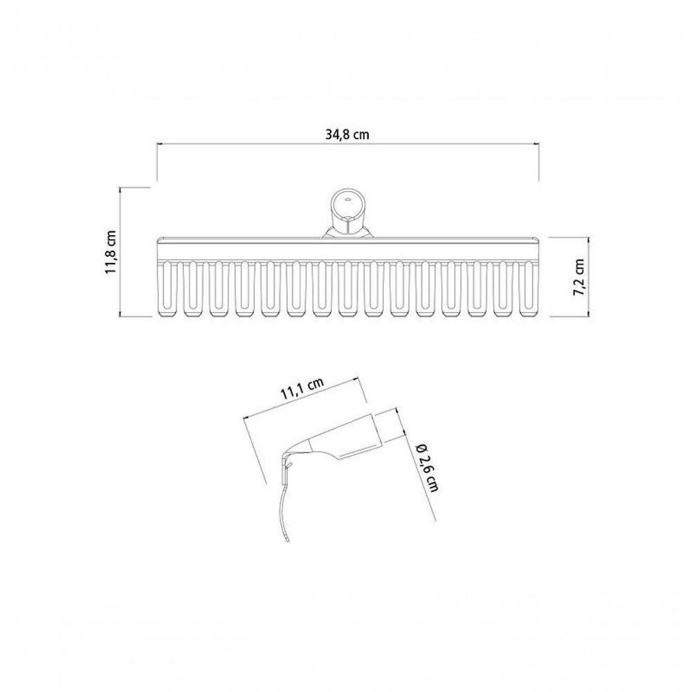 Ancinho Para Café Tramontina Metálico 15 Dentes Sem Cabo - 3