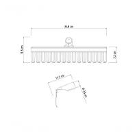 Ancinho Para Café Tramontina Metálico 15 Dentes Sem Cabo - 3