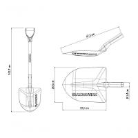 Pá De Bico Tramontina Pesada Em Aço Com Cabo De Madeira 71cm 405/30 - 3