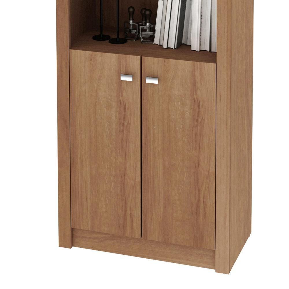 Armário Escritório Com 2 Portas Multimóveis Cr25020 Amendoa - 4
