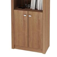 Armário Escritório Com 2 Portas Multimóveis Cr25020 Amendoa