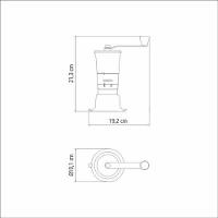 Moedor Para Café Tramontina Realce Em Inox Com Copo De Acrílico - 5