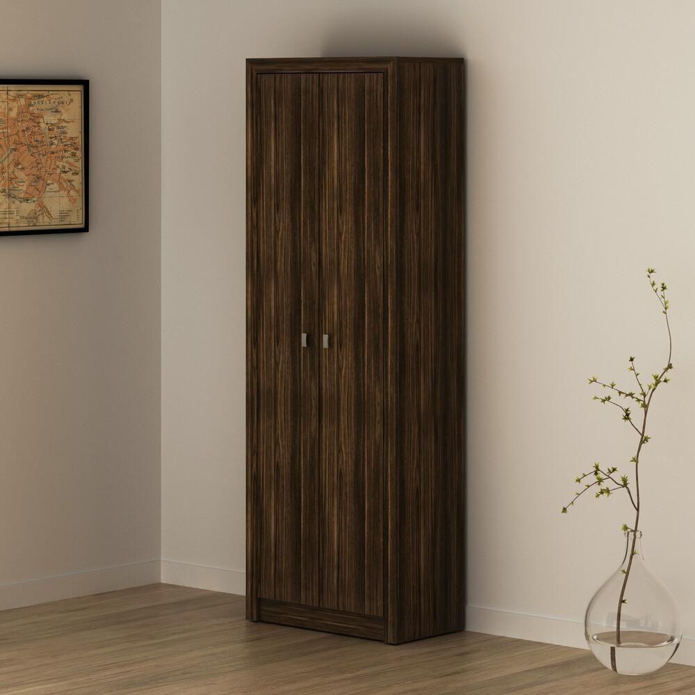 Armário Escritório Com 2 Portas Multimóveis Cr25015 Nogal - 1