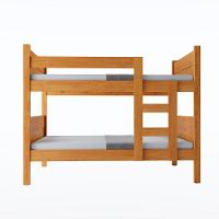 Beliche 100% Mdf Fortaleza - Duas Camas Solteiro Compacta E Moderna Nature Com 2 Colchões - 5