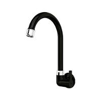 Torneira Cozinha Parede Bica Alta Confort Preta - Blukit - 1