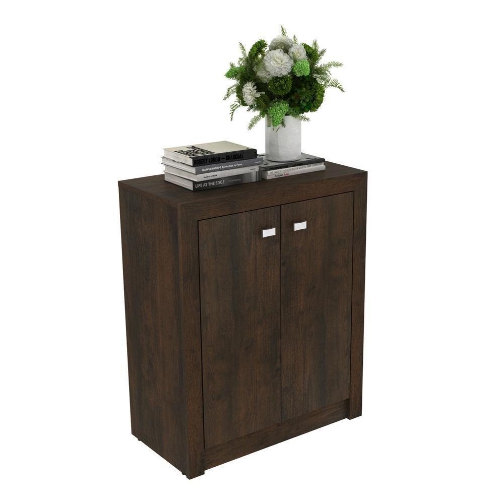 Balcão Escritório Com 2 Portas Multimóveis Vcr25013 Rustico Rústico - 1