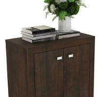 Balcão Escritório Com 2 Portas Multimóveis Vcr25013 Rustico Rústico - 3