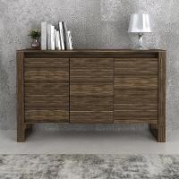 Balcão Escritório Com 3 Portas Multimóveis Cr25044 Nogal - 1