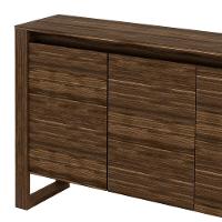 Balcão Escritório Com 3 Portas Multimóveis Cr25044 Nogal - 2