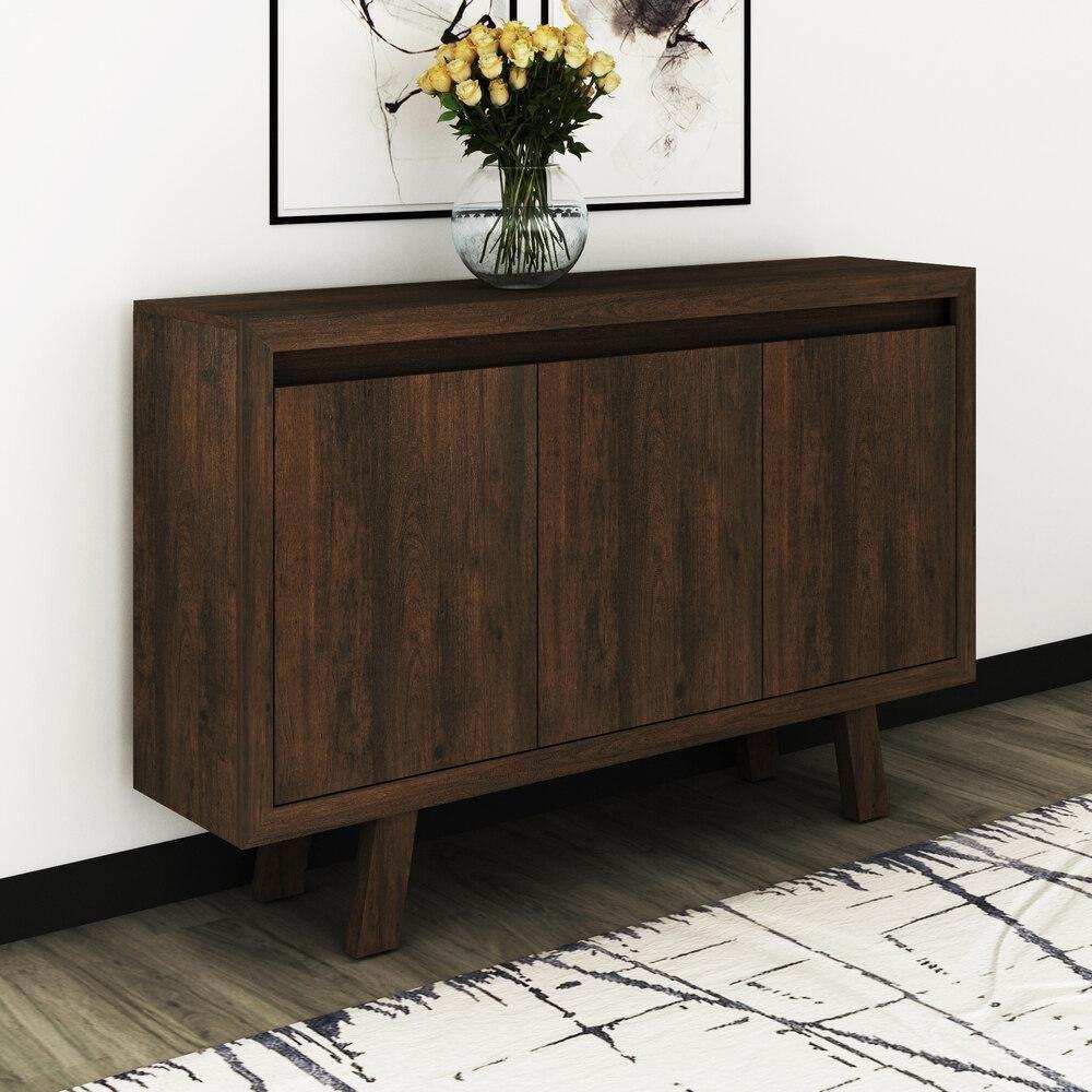 Balcão Escritório Com 3 Portas Multimóveis Cr25028 Rustico - 1