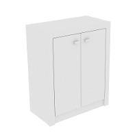 Balcão Escritório Com 2 Portas Multimóveis Vcr25013 Branco Branco - 2