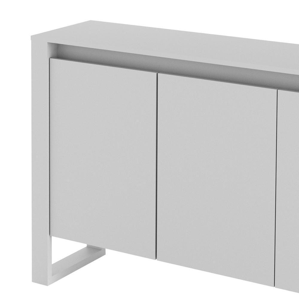 Balcão Escritório Com 3 Portas Multimóveis Cr25044 Branco - 2