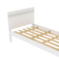 Cama De Solteiro Para Colchão 88 X 188Cm Multimóveis Vcr35014 Branco Branco - 2