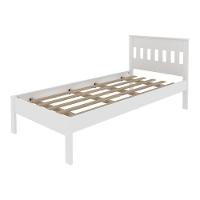 Cama De Solteiro Para Colchão 88 X 188 Cm Multimóveis Vcr35010 Branco Branco - 2