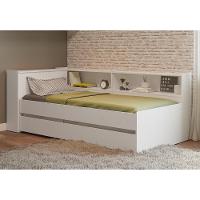 Bicama Com Baú Para Colchão 78 X 188 Cm Multimóveis Branca - 6