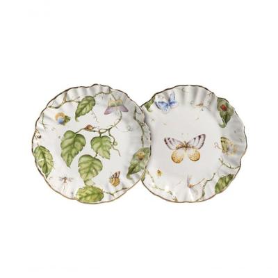 Conjunto Com 2 Pratos De Sobremesa Botanique - Maison Blanche
