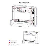 Cama Solteiro Com Guarda-roupa Para Colchão 88 X 188 Cm Multimóveis Branca - 3