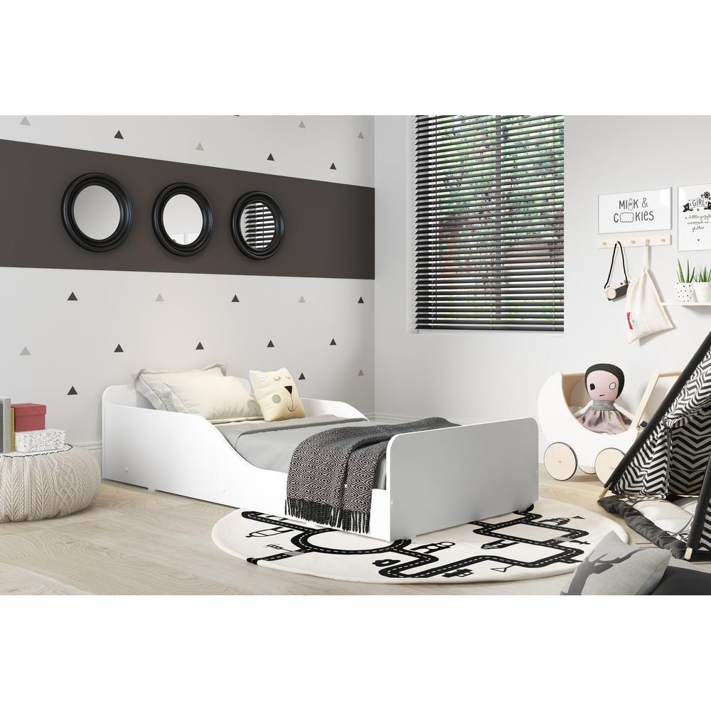 Cama Infantil Montessoriana P/ Colchão 70 X 150 Cm 100% Mdf Multimóveis Branca - 8