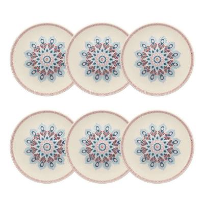 Conjunto De Pratos De Sobremesa 06 Peças Cosmic Oxford