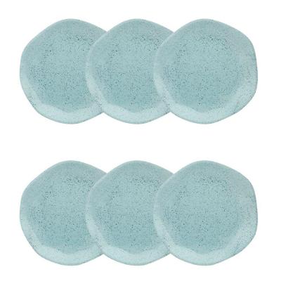 Conjunto de 6 Pratos de Sobremesa Blue Bay Oxford