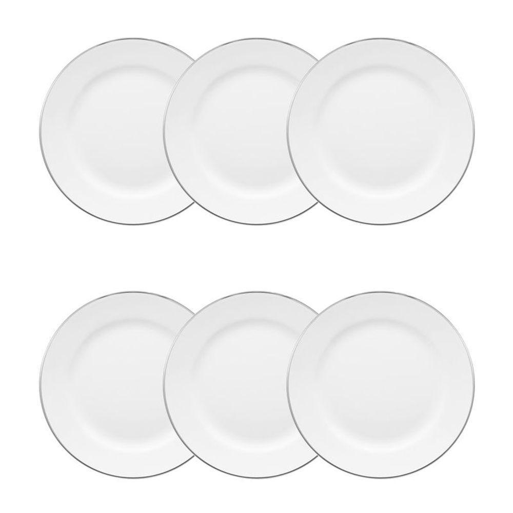 Conjunto De Pratos Sobremesa 06 Peças Isabel Oxford - 1