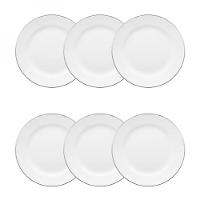 Conjunto De Pratos Sobremesa 06 Peças Isabel Oxford - 2