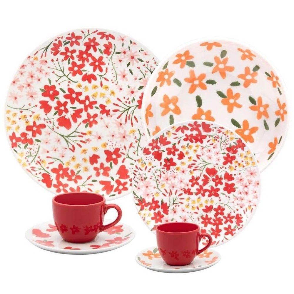 Aparelho De Jantar 30 Peças Floral Oxford - 1