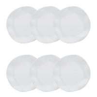 Conjunto De Pratos Fundos 06 Peças Ryo White Oxford - 1