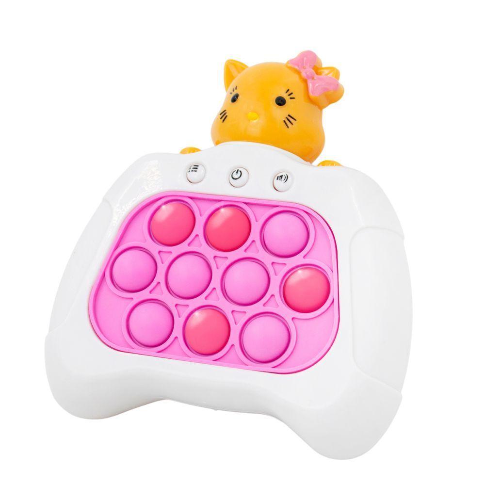 Brinquedo Pop It Eletrônico Mini Gamer Anti Stress Com Som Educativo Modelo Gatinho - 1