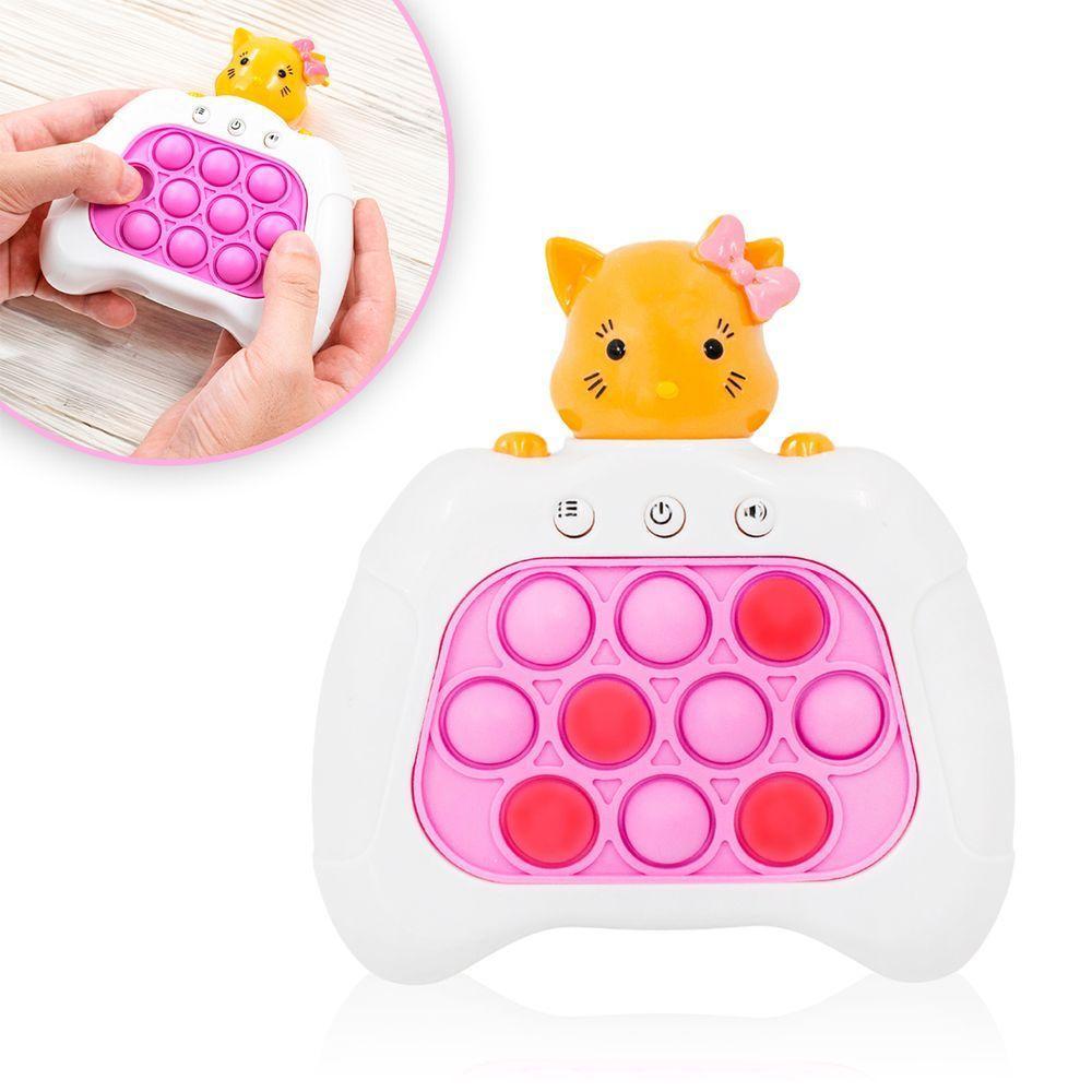 Brinquedo Pop It Eletrônico Mini Gamer Anti Stress Com Som Educativo Modelo Gatinho - 2