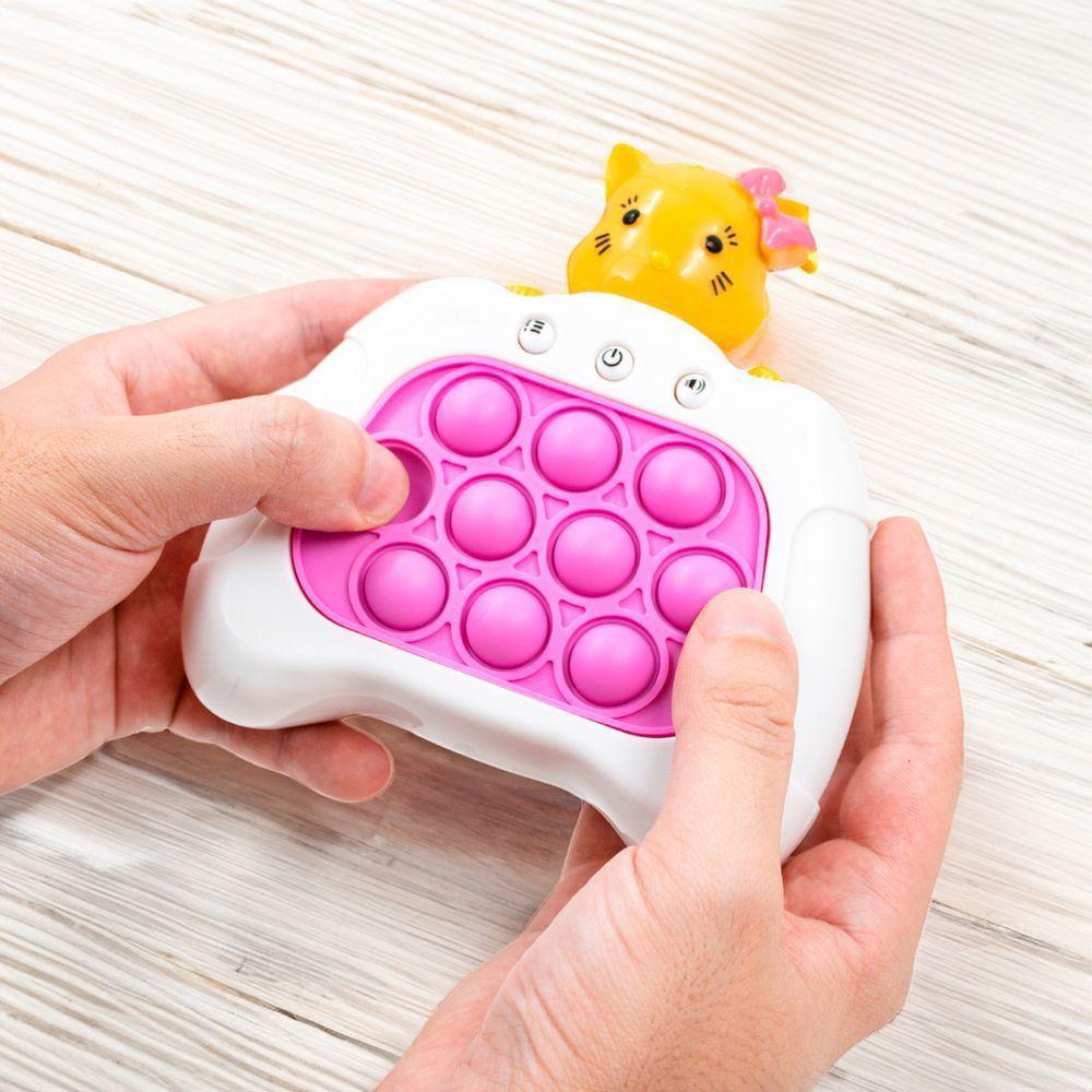 Brinquedo Pop It Eletrônico Mini Gamer Anti Stress Com Som Educativo Modelo Gatinho - 6