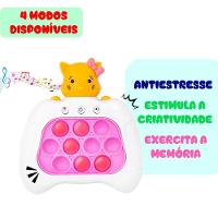 Brinquedo Pop It Eletrônico Mini Gamer Anti Stress Com Som Educativo Modelo Gatinho - 3