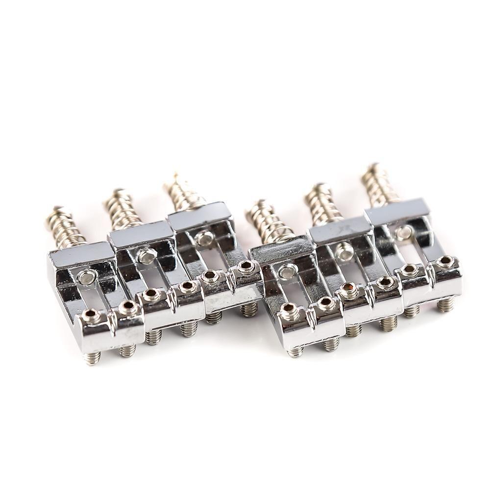 Saddles Ponte Guitarra Cromado (6 Peças) Spirit S2-105 Cr [f035] - 1