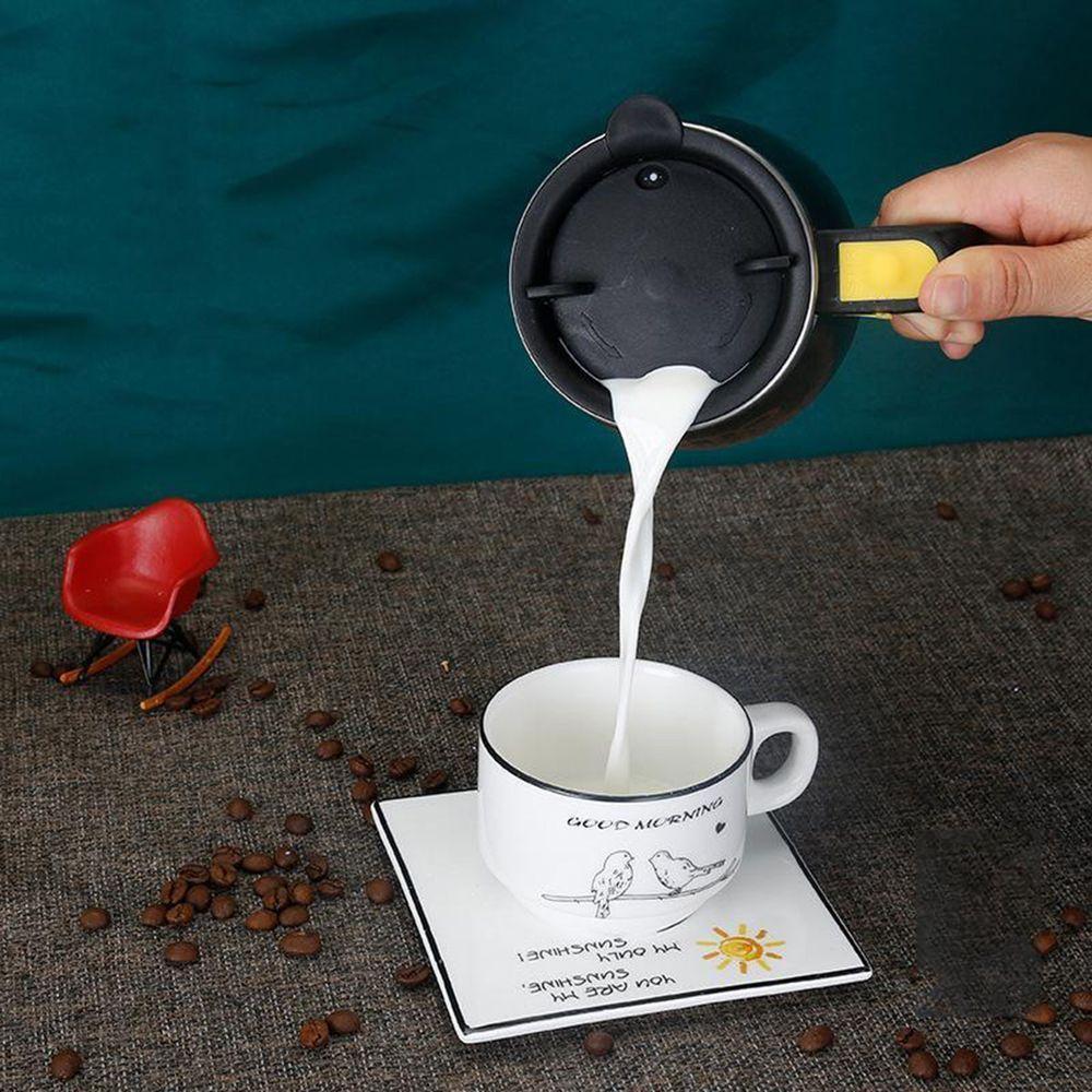 Caneca Termica Mixer Misturadora 350ml Aço Inox A Pilha Preto - 5