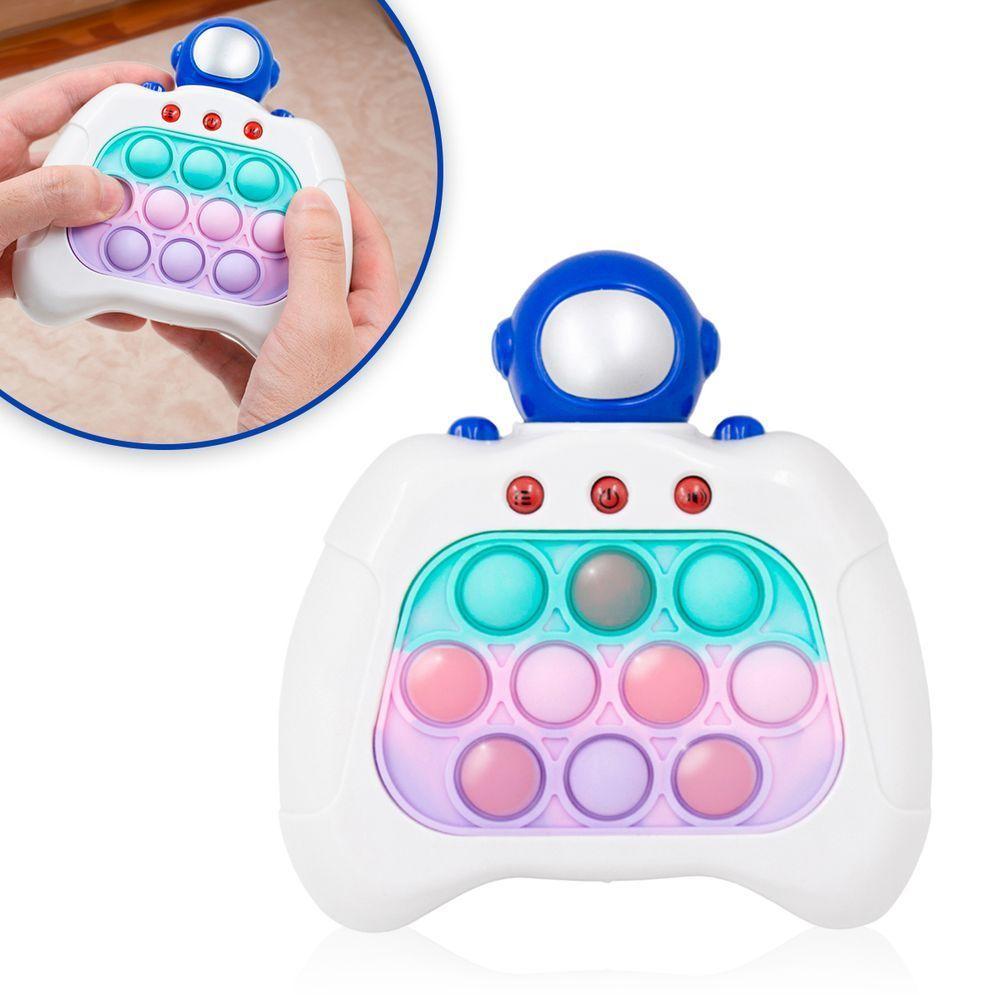 Brinquedo Pop It Eletrônico Mini Gamer Anti Stress Com Som Educativo Modelo Astronauta - 2