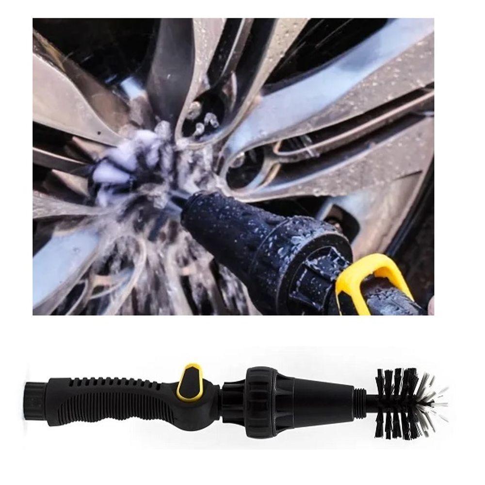Escova De Limpeza Automotiva Lava Rodas Pneu Carro E Moto - 6