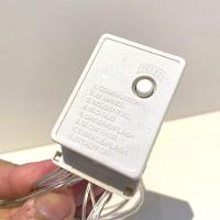 Cordão Com 100 Lampadas De Led Formato Pequena Gota 10 Metros Fio Crystal Banco Frio