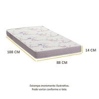 Colchão Solteiro Espuma D23 88 X 188cm Multimóveis - 2