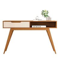 Aparador Tucumã Com 1 Gaveta E Pés De Madeira Maciça Nature Off White - 1