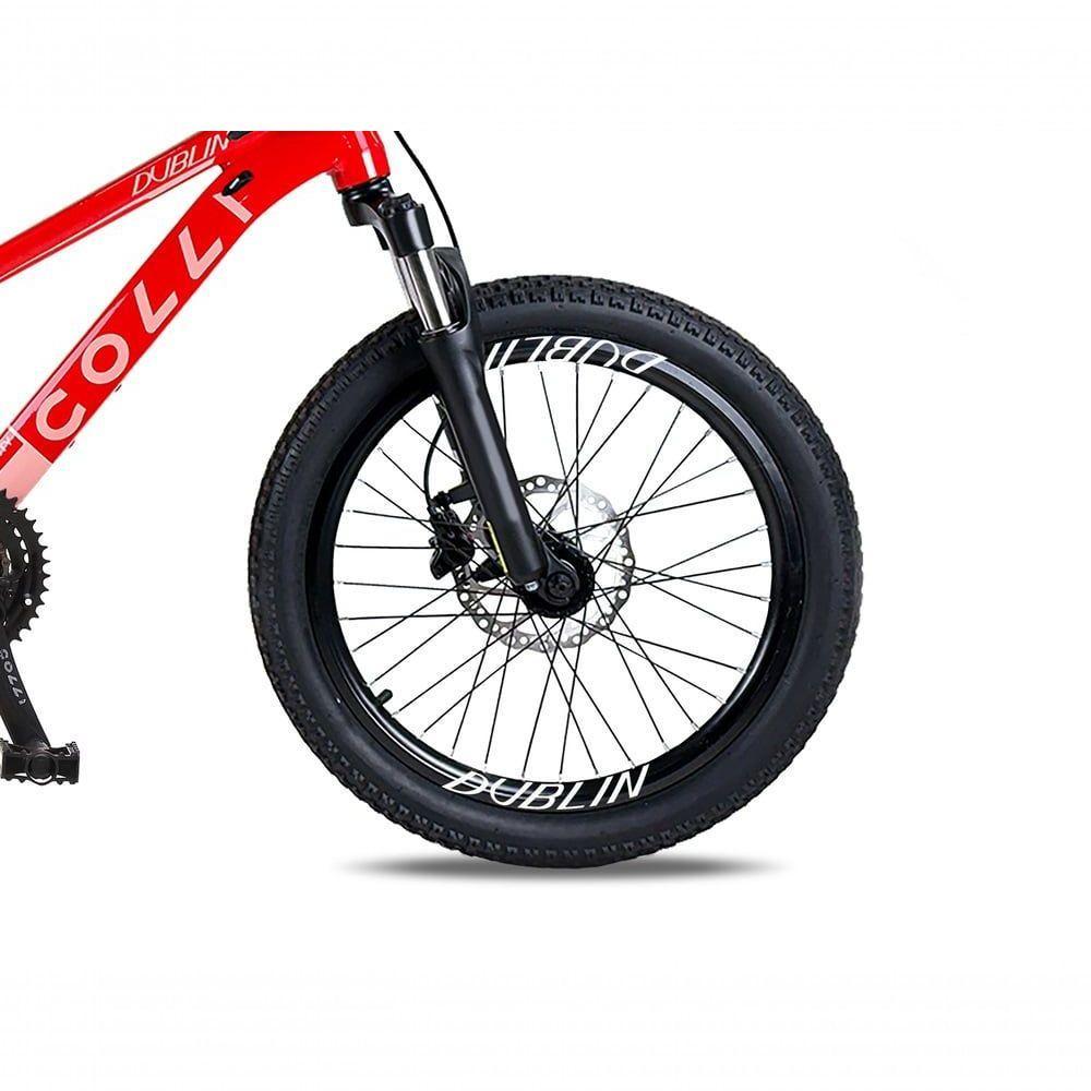 Bicicleta Aro 20 Colli Dublin Shimano 21v Vermelho - 4