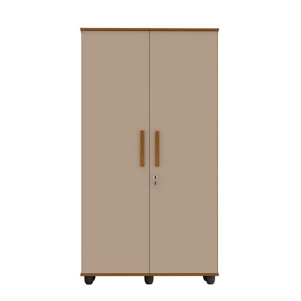 Armario Multiuso Ouro Amplo E Resistente Ideal Para Lavanderia Alimentos E Ultilidades Amêndoa / Fen - 5