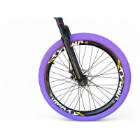 Bicicleta Aro 26 Vikingx Tuff X25 Freeride 21v Aros Vmaxx Dh Freio A Disco Pneu Flame - Roxo/amarelo/verde - 3