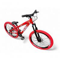 Bicicleta Aro 26 Vikingx Tuff X25 Freeride Câmbios Shimano 21v Freio A Disco Aros Vmaxx Pneu Flame - Vermelho - 2