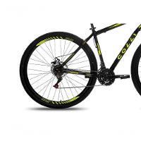 Bicicleta Aro 29 Colli Bike Nantes Freio A Disco Preto-amarelo - 3