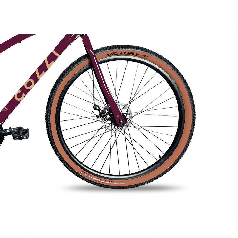 Bicicleta Aro 29 Colli Vancouver Confort 21 Marchas Freio A Disco Roxo - 2