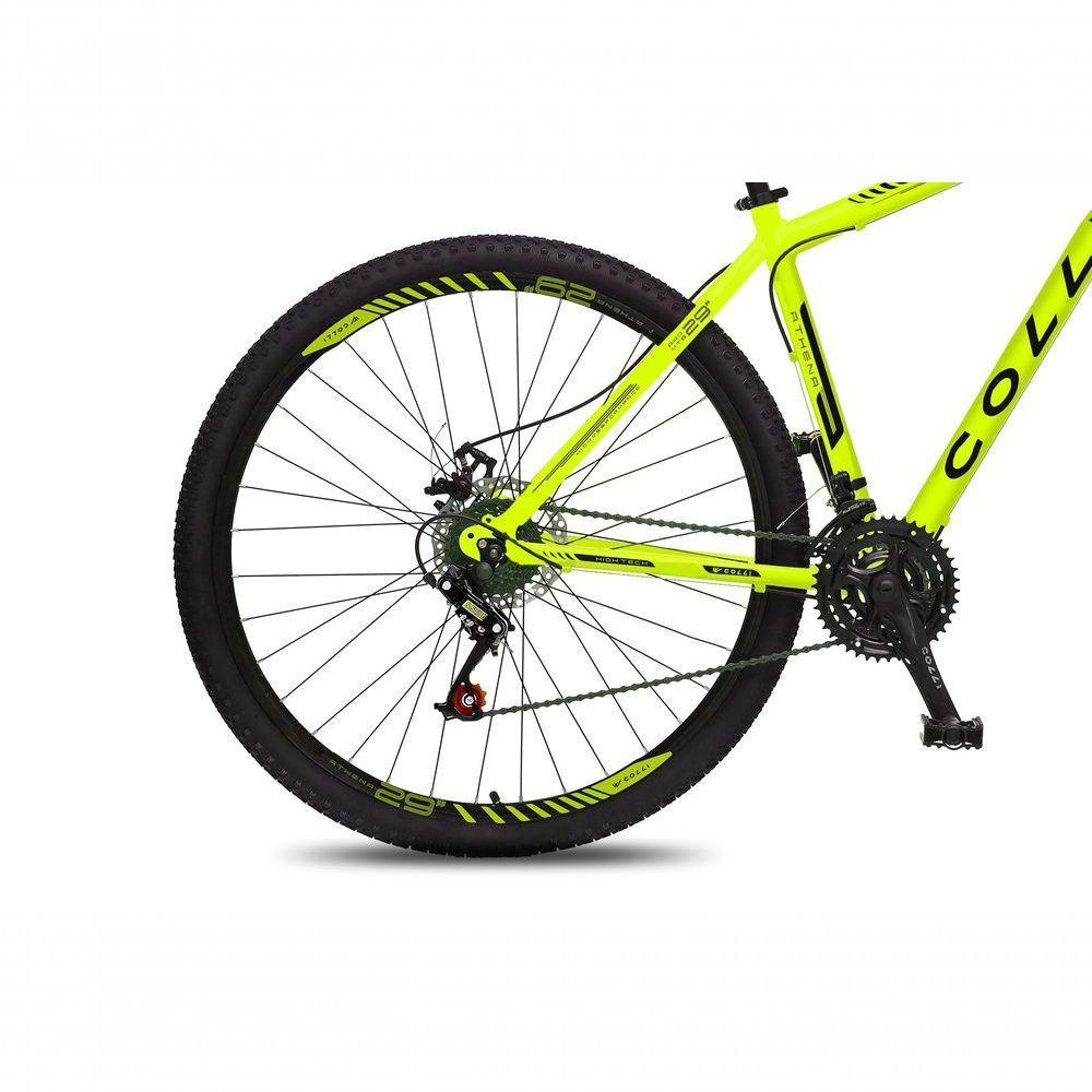 Bicicleta Athena Aro 29 Em Aço Com 21 Marchas Colli Amarelo - 3